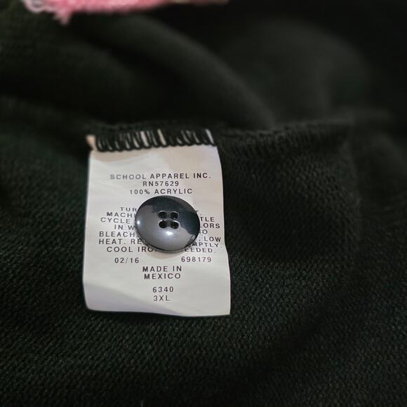 Alpha Kappa Alpha (AKA) Sorority Black Cardigan Sweater, Size 3XL, EUC - Picture 6 of 9